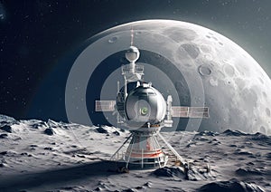 Pakistani Satellite on the Moon