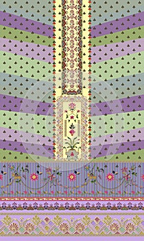 pakistani suit abstract