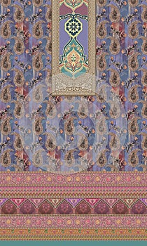 pakistani suit abstract