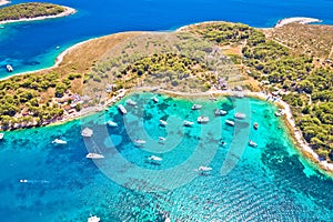 Pakleni otoci sailing destination arcipelago aerial view