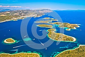 Pakleni otoci yachting destination arcipelago aerial view