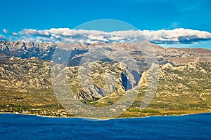 Paklenica canyon National park view