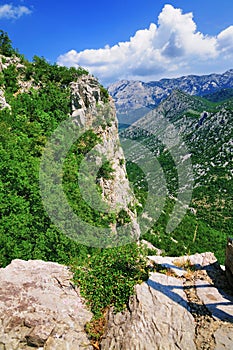 Rock Formations in Paklenica, Croatia