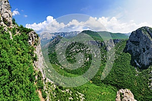 Panorama of Paklenica, Croatia