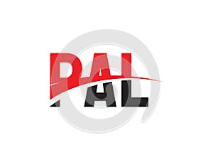 PAL Letter Initial Logo Design Vector Illustration