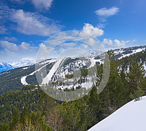 Pal ski resort in Andorra Pyrenees