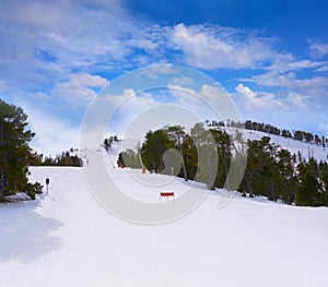 Pal ski resort in Andorra Pyrenees