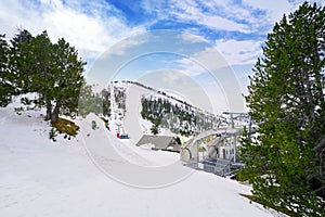 Pal ski resort in Andorra Pyrenees