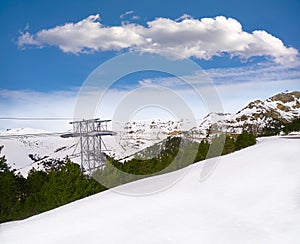 Pal ski resort in Andorra Pyrenees