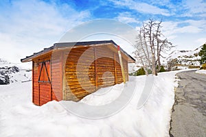 Pal snow house in Andorra Pyrenees