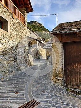 Pal Village in Andorra Pyrenees Mountains.