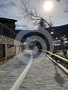 Pal Village in Andorra Pyrenees Mountains.