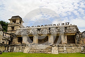 The palace of ancient Mayan city Palenque