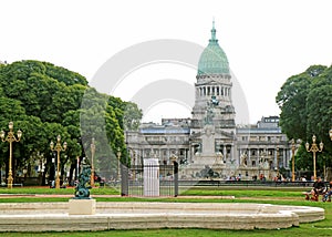 The Palace of the Argentine National Congress, Gorgeous Monumental Building in Buenos Aires, Argentina