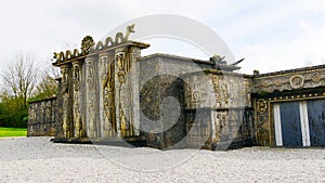 Palace of the artist Robert Tatin Original work at the Cossé-le-Vivien museum in Mayenne France