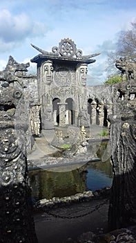 Palace of the artist Robert Tatin Original work at the Cossé-le-Vivien museum in Mayenne France