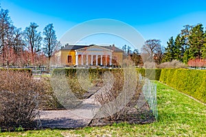 Palace at the botanical garden in Uppsala, Sweden