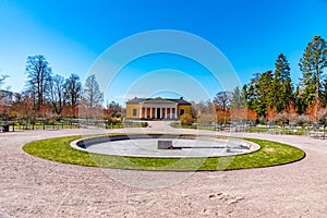 Palace at the botanical garden in Uppsala, Sweden