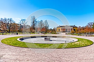 Palace at the botanical garden in Uppsala, Sweden