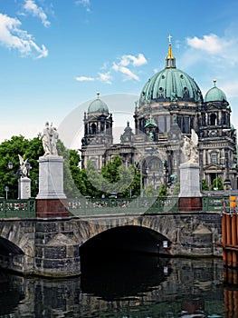 Palace Bridge (Schlossbruecke) and Berlin Cathedral photo