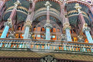 Palace of Catalan Music, Barcelona, Catalonia, Spain photo