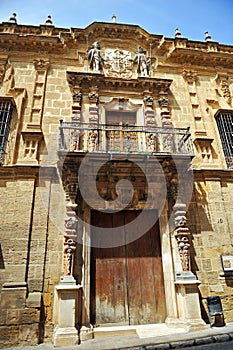 Palace of Cepeda in Osuna, province of Seville, Andalusia, Spain