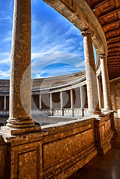 Palace of Charles V, Alhambra, Granada, Andalusia, Spain