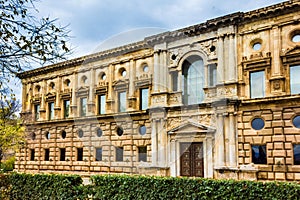 Palace of Charles V in Alhambra, Spain