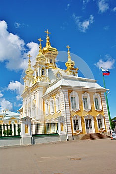 Palace Church of the Grand Palace in Peterhof photo