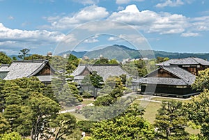 Palace compound of Nijo Castle in Kyoto.