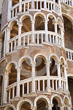 Palace Contarini del Bovolo, gothic spiral staircase in Venice