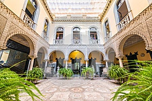 The palace of the Countess of Lebrija, in Seville, Spain