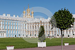 Palace-court of Catherine palace in Tsarskoe Selo