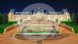 The Palace of Culture edifice in Iasi, Romania