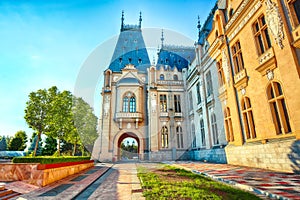 The Palace of Culture edifice in Iasi, Romania