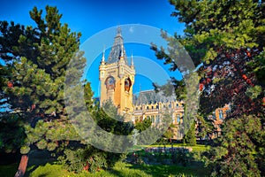 The Palace of Culture edifice in Iasi, Romania