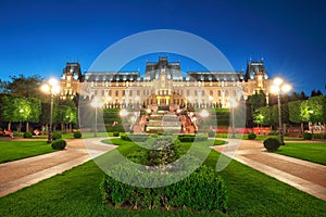 The Palace of Culture edifice in Iasi, Romania