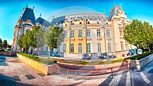 The Palace of Culture edifice in Iasi, Romania