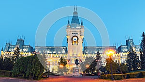 The Palace of Culture edifice in Iasi, Romania