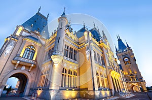 The Palace of Culture edifice in Iasi, Romania