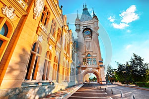 The Palace of Culture edifice in Iasi, Romania