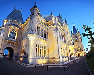 The Palace of Culture edifice in Iasi, Romania