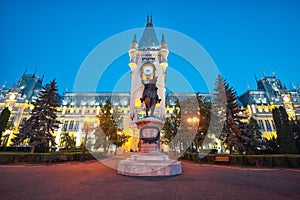 The Palace of Culture edifice in Iasi, Romania