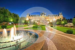 The Palace of Culture edifice in Iasi, Romania