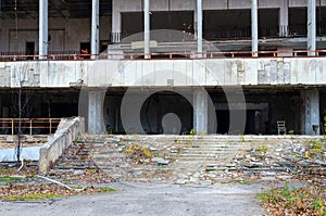 Palace of Culture Energetik, abandoned ghost town Pripyat, Ukraine
