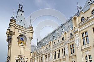 Palace of Culture - landmark attraction in Iasi, Romania