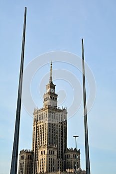 The Palace of Culture and Science of Warsaw