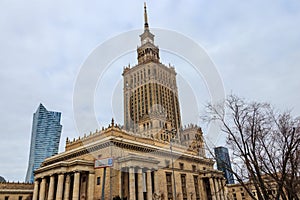 Palace of Culture and Science in Warsaw, Poland