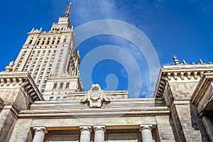 Palace of culture and science, Warsaw, Poland