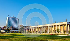 The Palace of Culture in Tirana